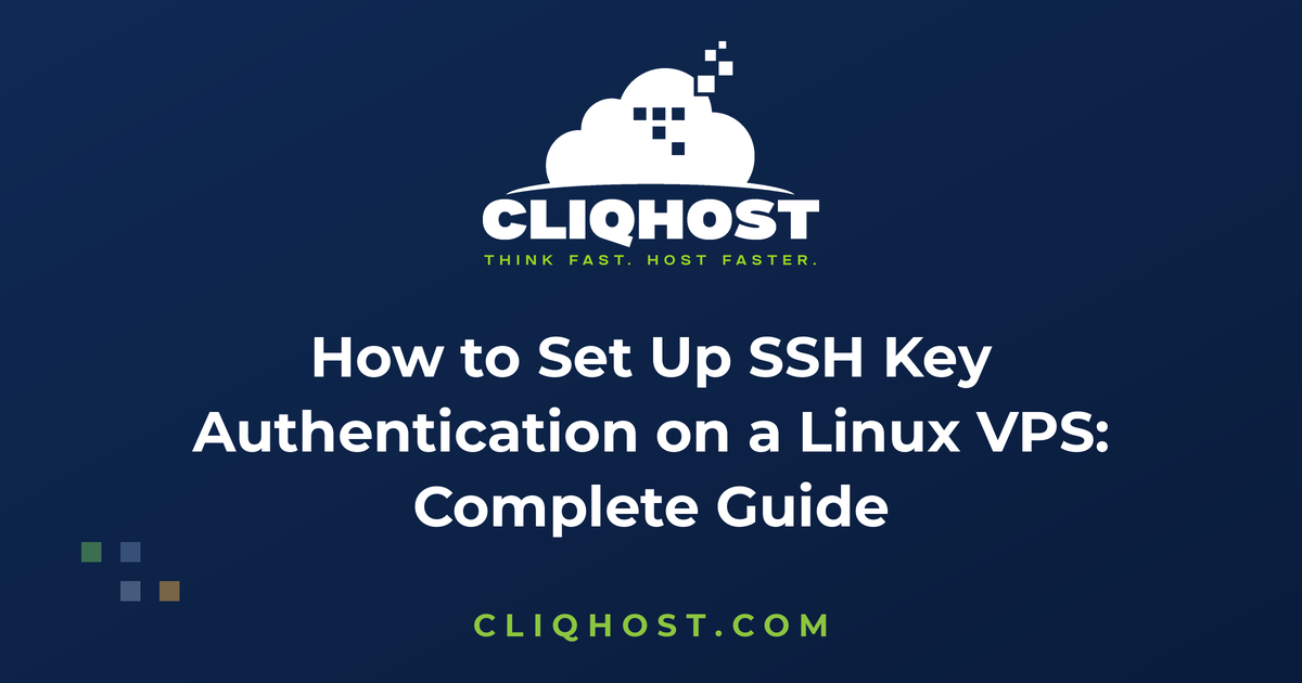 How to Set Up SSH Key Authentication on a Linux VPS: Complete Guide